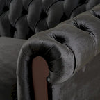 Eviva Chesterfield-Samt-Zweisitzer von Christopher Knight Home