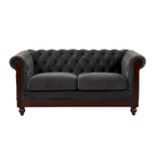 Eviva Chesterfield-Samt-Zweisitzer von Christopher Knight Home