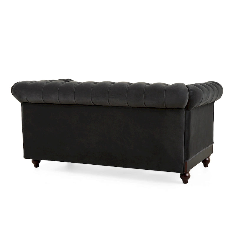 Eviva Chesterfield-Samt-Zweisitzer von Christopher Knight Home