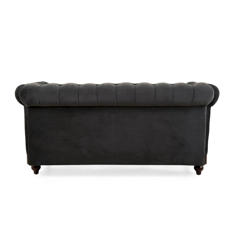 Eviva Chesterfield-Samt-Zweisitzer von Christopher Knight Home