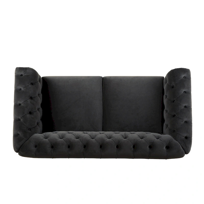 Eviva Chesterfield-Samt-Zweisitzer von Christopher Knight Home