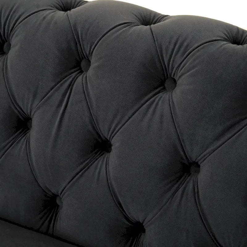 Eviva Chesterfield-Samt-Zweisitzer von Christopher Knight Home