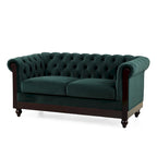 Eviva Chesterfield-Samt-Zweisitzer von Christopher Knight Home