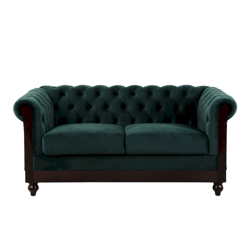 Eviva Chesterfield-Samt-Zweisitzer von Christopher Knight Home