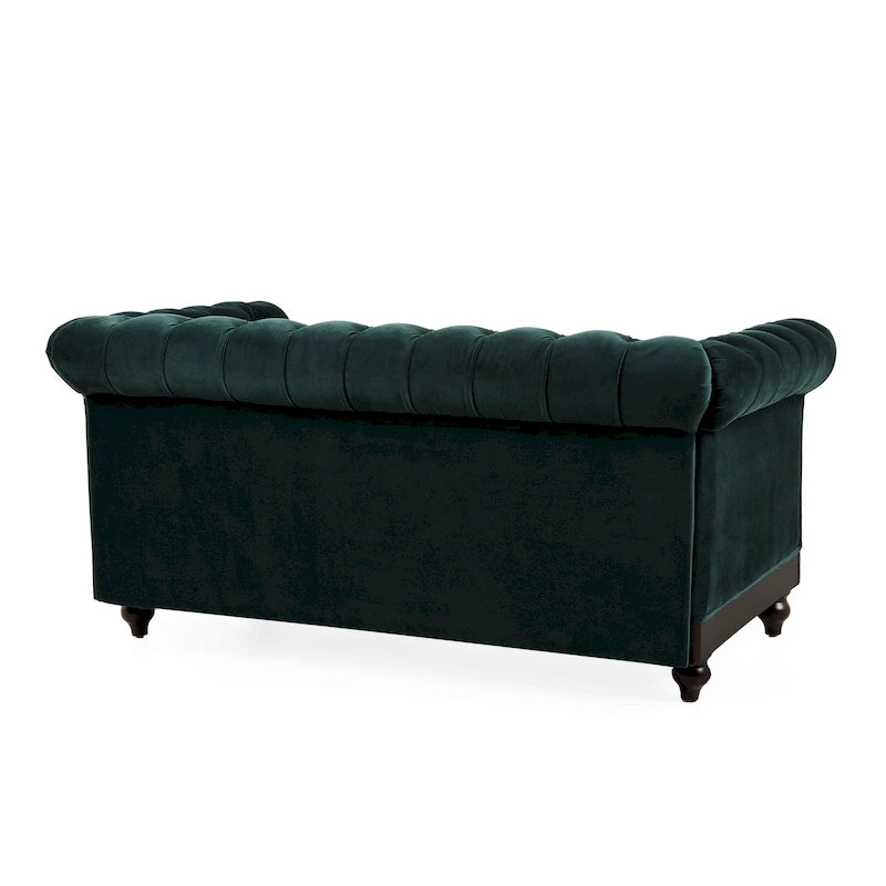 Eviva Chesterfield-Samt-Zweisitzer von Christopher Knight Home