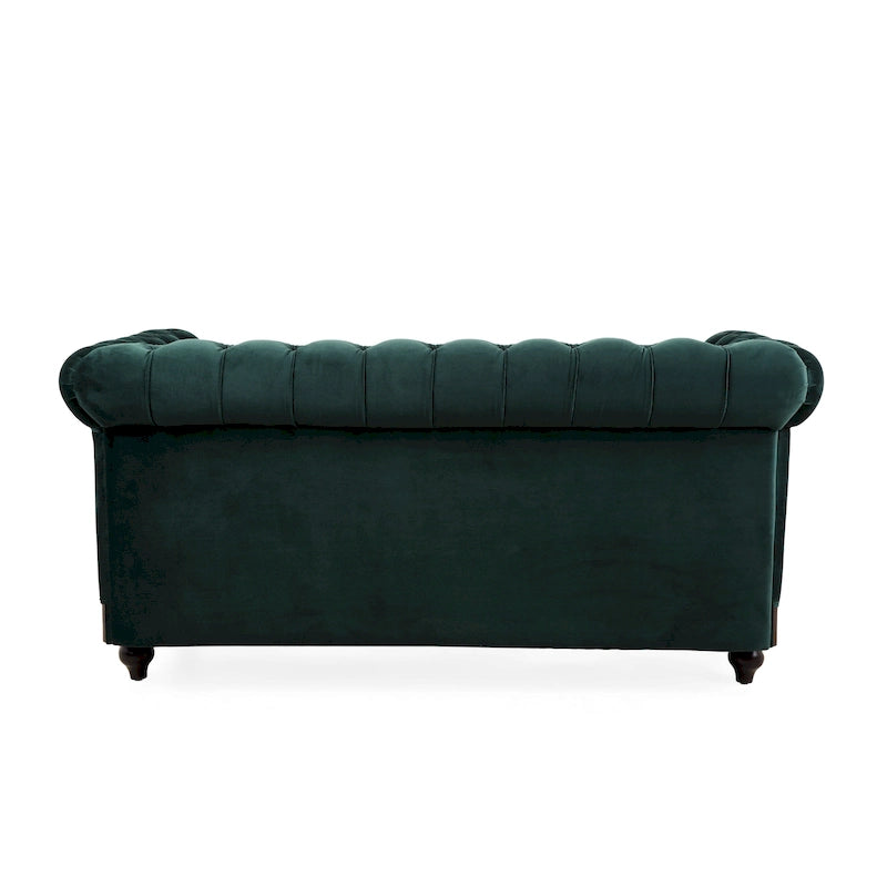 Eviva Chesterfield-Samt-Zweisitzer von Christopher Knight Home