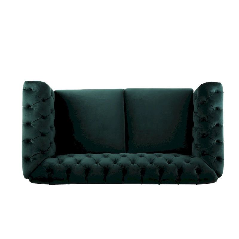 Eviva Chesterfield-Samt-Zweisitzer von Christopher Knight Home