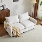 Christopher Knight Home - Evelyn moderne modulaire 2-zitsbank met bekleding