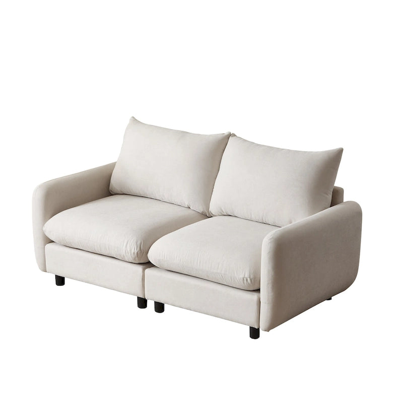Christopher Knight Home - Evelyn moderne modulaire 2-zitsbank met bekleding