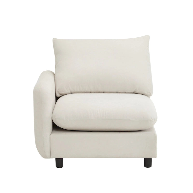 Christopher Knight Home - Evelyn moderne modulaire 2-zitsbank met bekleding