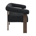 Loft loveseat met ronde armleuningen van rubberhout van Christopher Knight Home