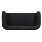 Loft loveseat met ronde armleuningen van rubberhout van Christopher Knight Home