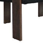 Loft loveseat met ronde armleuningen van rubberhout van Christopher Knight Home