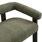 Loft loveseat met ronde armleuningen van rubberhout van Christopher Knight Home
