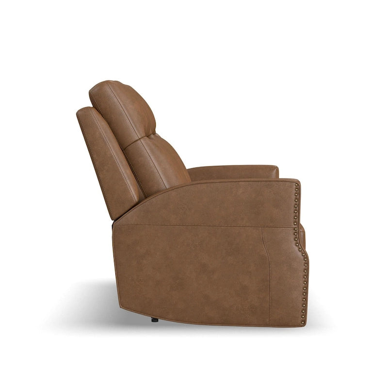 Maxwellton Cedar elektrische relaxloveseat met elektrische hoofdsteunen en lendensteun van Flexsteel - 56 x 42 x 39