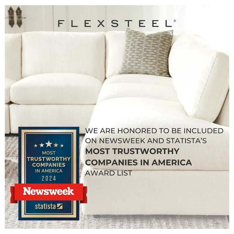 Maxwellton Cedar elektrische relaxloveseat met elektrische hoofdsteunen en lendensteun van Flexsteel - 56 x 42 x 39