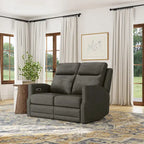 Maxwellton Cedar elektrische relaxloveseat met elektrische hoofdsteunen en lendensteun van Flexsteel - 56 x 42 x 39