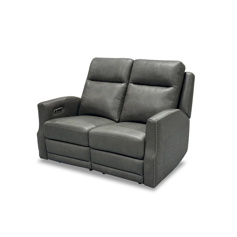 Maxwellton Cedar elektrische relaxloveseat met elektrische hoofdsteunen en lendensteun van Flexsteel - 56 x 42 x 39
