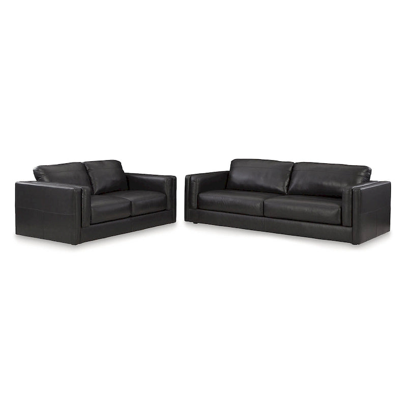 Signature Design by Ashley Amiata bruin 2-delige meubelset - 96 W x 41 D x 35 H