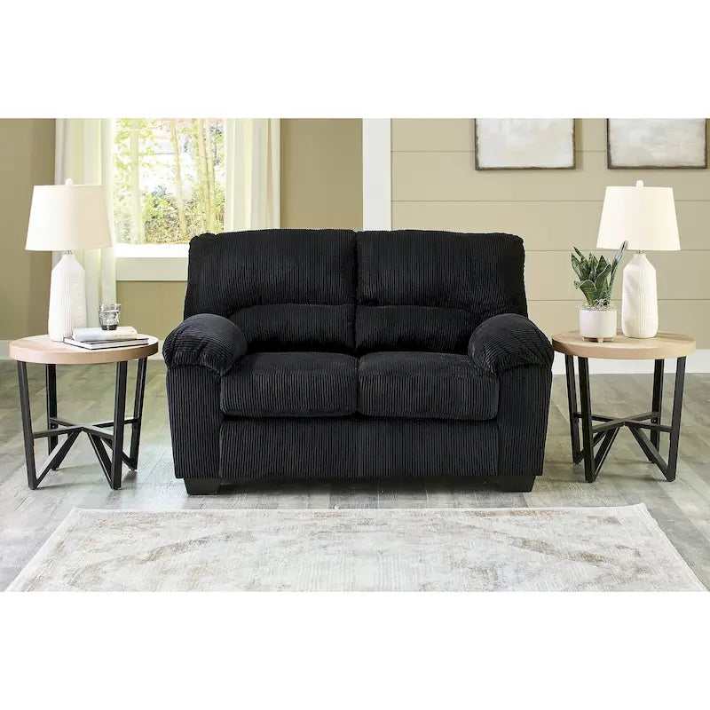 Signature Design by Ashley SimpleJoy Loveseat – 63W x 38D x 40H