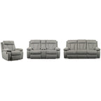 Signature Design by Ashley Mitchiner grijs 3-delig bekledingspakket - 87 W x 40 D x 42 H