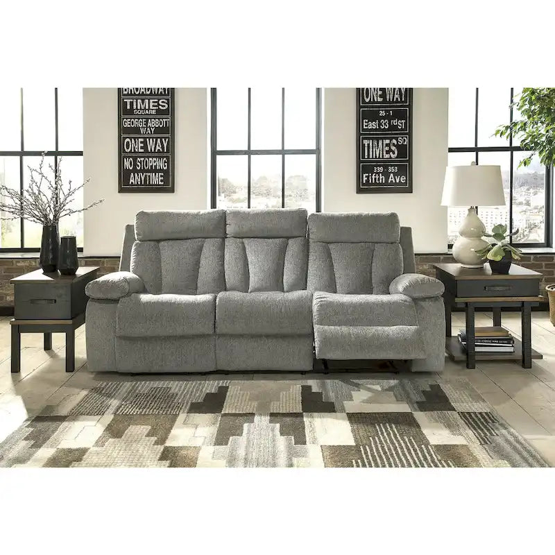 Signature Design by Ashley Mitchiner grijs 3-delig bekledingspakket - 87 W x 40 D x 42 H