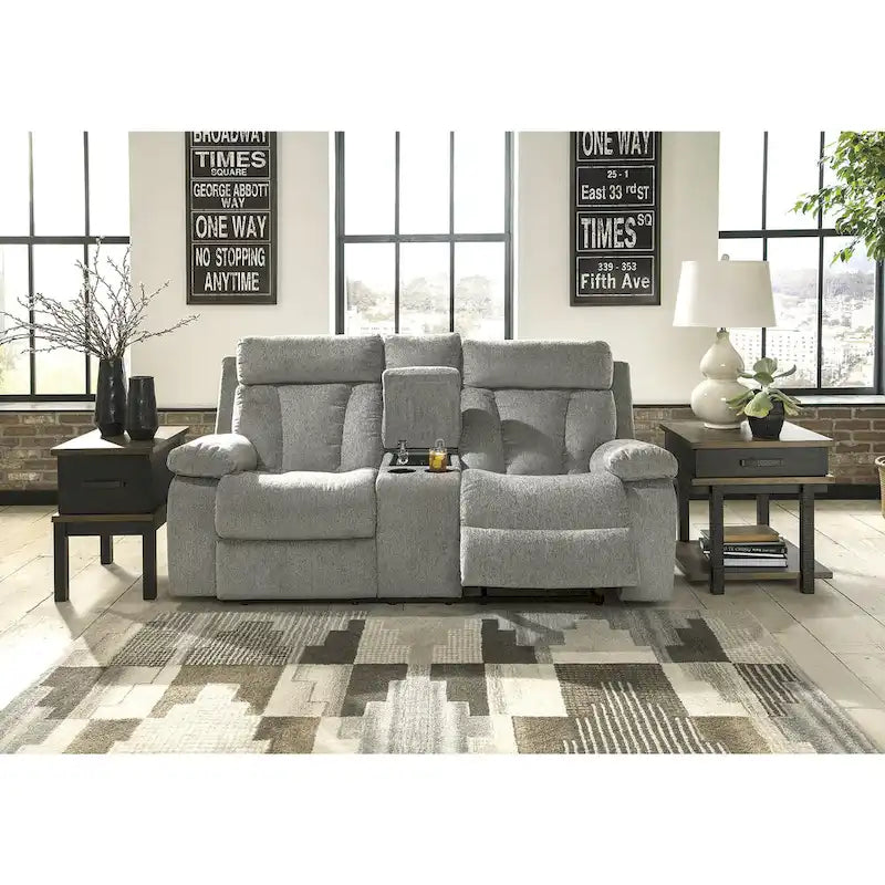 Signature Design by Ashley Mitchiner grijs 3-delig bekledingspakket - 87 W x 40 D x 42 H