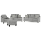 Signature Design by Ashley Adlai grijze 4-delige bekledingsset - 80 W x 39 D x 40 H