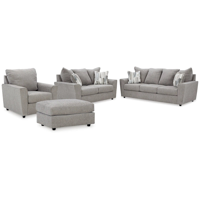 Signature Design by Ashley Stairatt grijze 4-delige meubelset - 86W x 38D x 39H