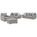 Signature Design by Ashley Stairatt grijze 4-delige meubelset - 86W x 38D x 39H