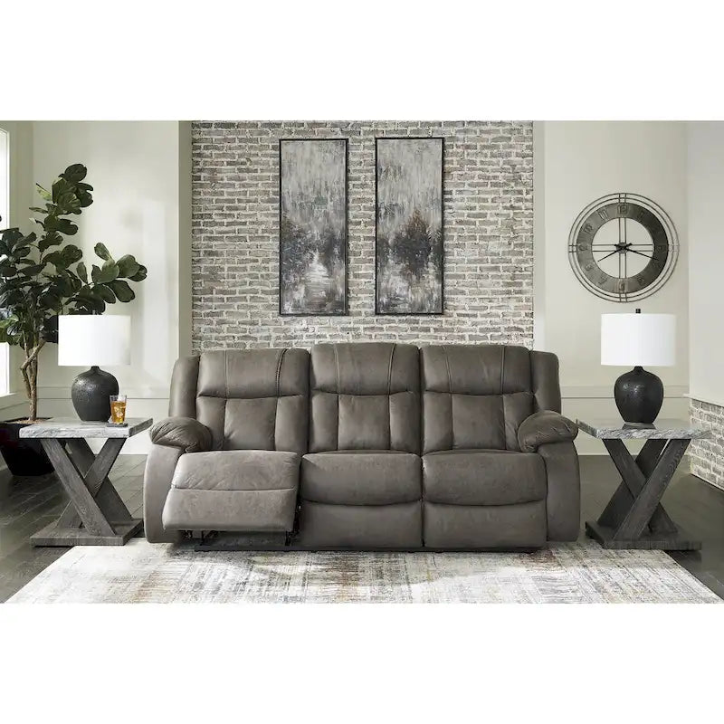 Signature Design by Ashley First Base grijze 3-delige meubelset - 86W x 40D x 41H