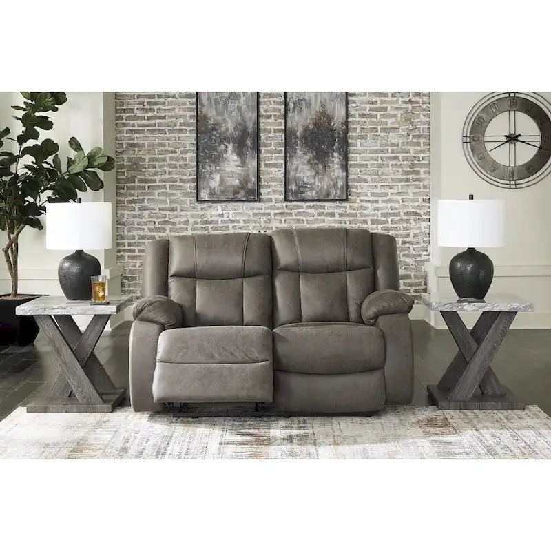 Signature Design by Ashley First Base grijze 3-delige meubelset - 86W x 40D x 41H