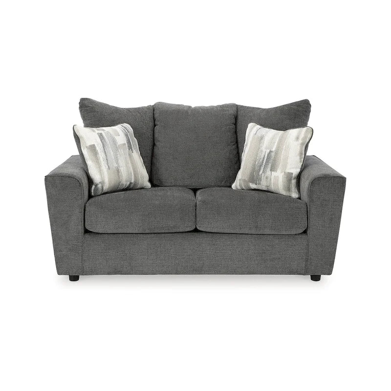 Signature Design by Ashley Stairatt graues 4-teiliges Polstermöbel-Set – 86 W x 38 D x 39 H