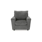 Signature Design by Ashley Stairatt graues 4-teiliges Polstermöbel-Set – 86 W x 38 D x 39 H