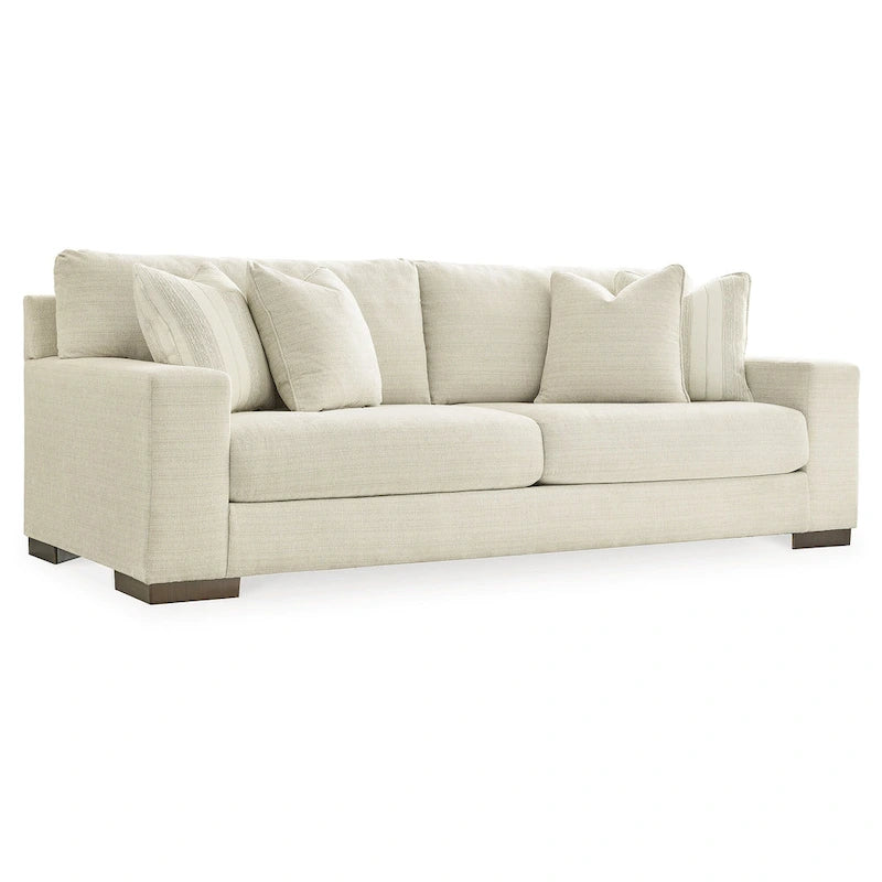 Signature Design by Ashley Maggie fehér, 2 részes kárpitozott garnitúra – 96W x 40D x 37H