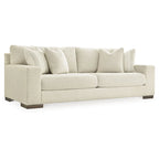 Signature Design by Ashley Maggie fehér, 2 részes kárpitozott garnitúra – 96W x 40D x 37H