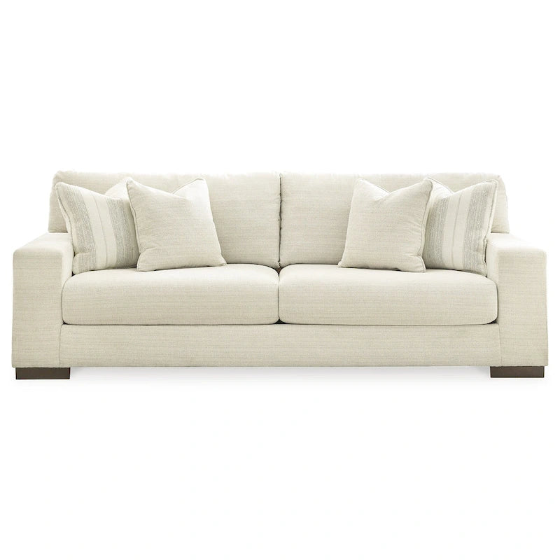 Signature Design by Ashley Maggie fehér, 2 részes kárpitozott garnitúra – 96W x 40D x 37H
