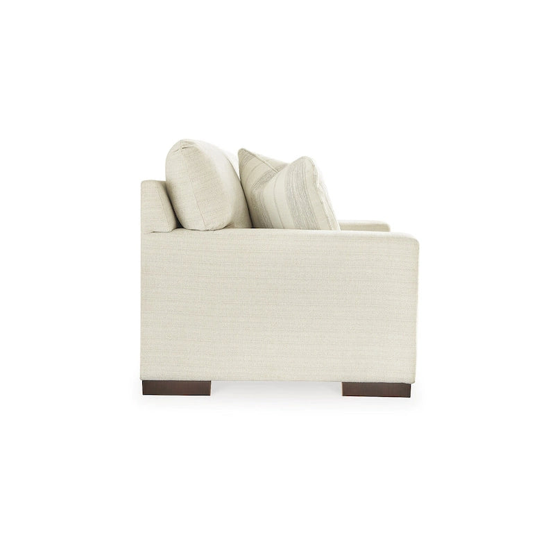 Signature Design by Ashley Maggie fehér, 2 részes kárpitozott garnitúra – 96W x 40D x 37H