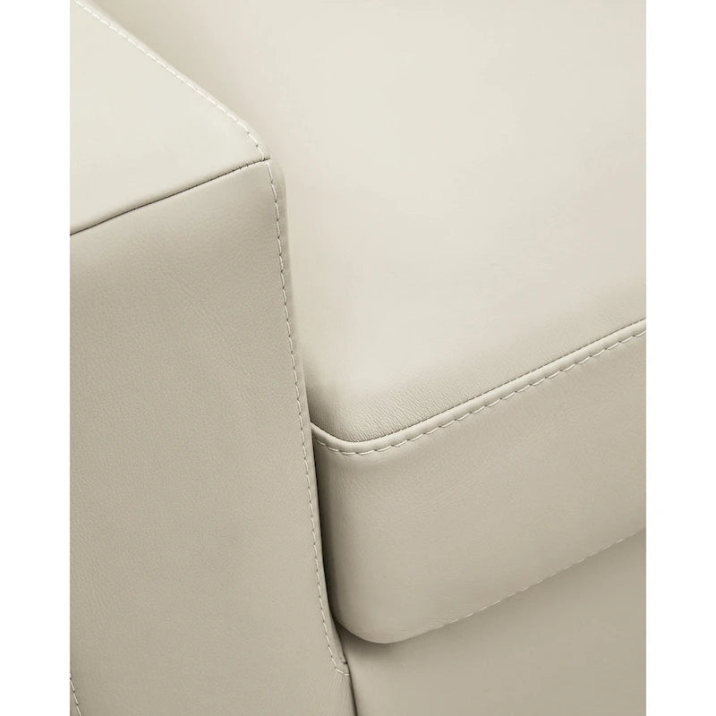 Signature Design by Ashley Treasure Trove beige tweezitsbank - 67 W x 40 D x 40 H