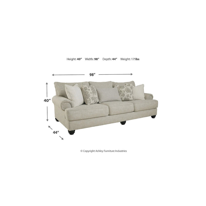 Ensemble de meubles rembourrés beige Asanti de Signature Design by Ashley, 2 pièces – 98W x 44D x 40H