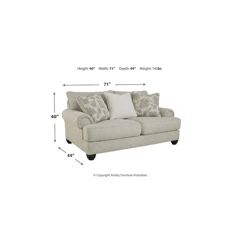 Ensemble de meubles rembourrés beige Asanti de Signature Design by Ashley, 2 pièces – 98W x 44D x 40H
