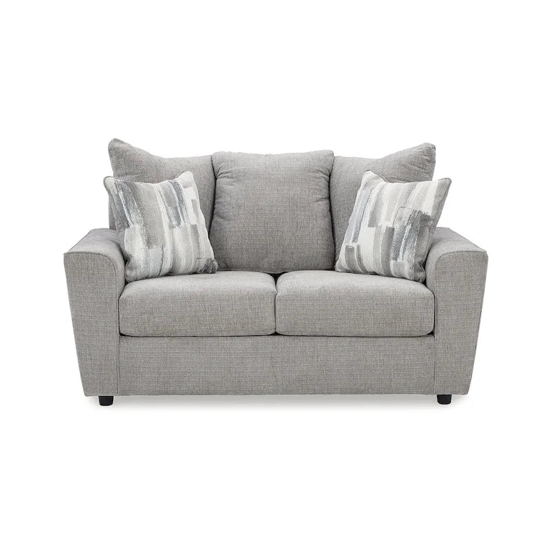 Signature Design by Ashley Stairatt graues 2-teiliges Polstermöbel-Set – 86 W x 38 D x 39 H