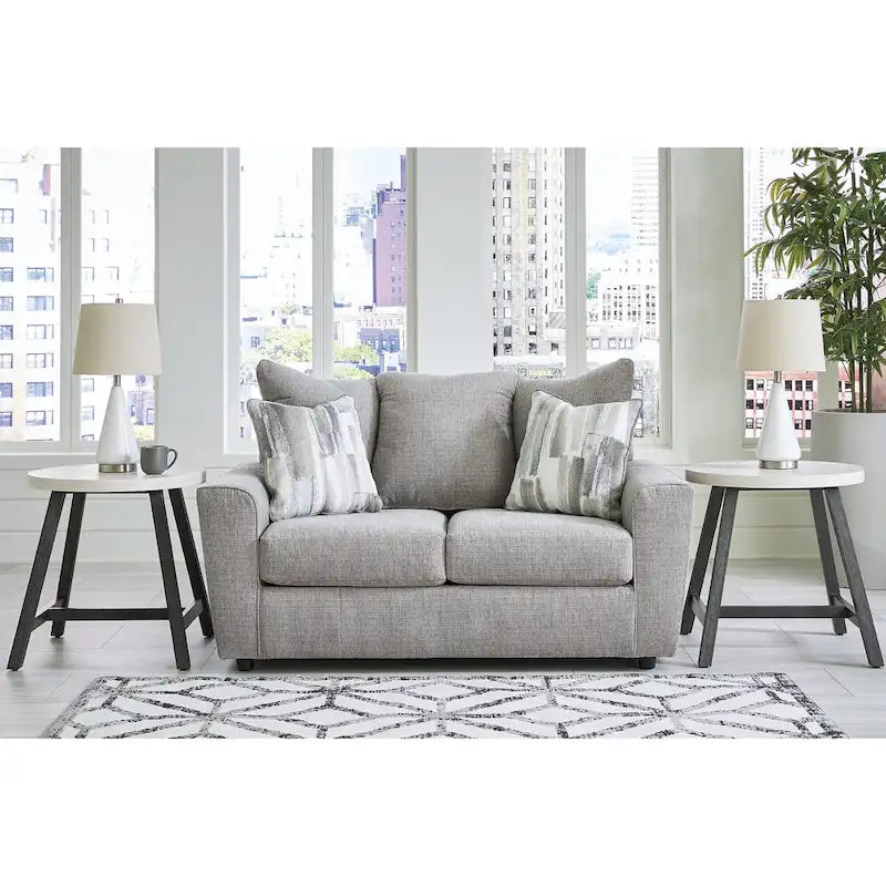 Signature Design by Ashley Stairatt graues 2-teiliges Polstermöbel-Set – 86 W x 38 D x 39 H