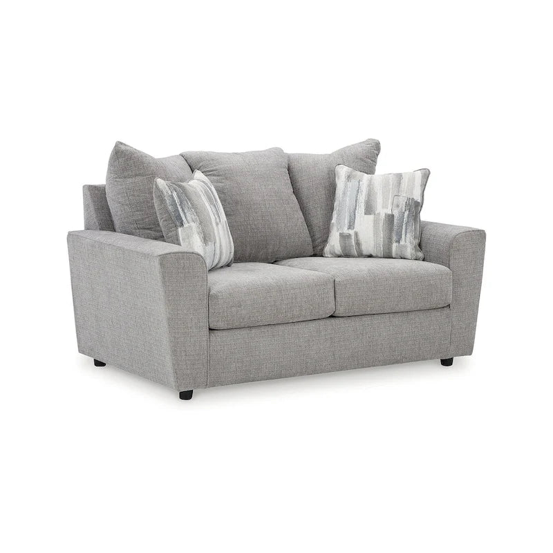 Signature Design by Ashley Stairatt graues 2-teiliges Polstermöbel-Set – 86 W x 38 D x 39 H