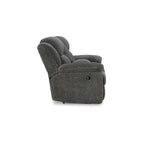 Signature Design by Ashley Frohn, zweisitziges Sofa mit zwei Relaxfunktionen und Konsole – 80W x 40D x 42H