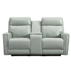 71.5-calowa skórzana elektryczna sofa dwuosobowa Zero Gravity z zagłówkiem, portami USB i USB-C