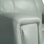 71.5-calowa skórzana elektryczna sofa dwuosobowa Zero Gravity z zagłówkiem, portami USB i USB-C