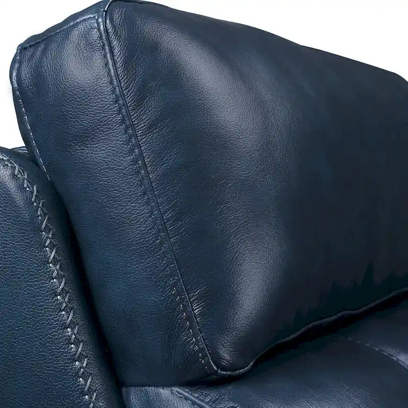 71.5-calowa skórzana elektryczna sofa dwuosobowa Zero Gravity z zagłówkiem, portami USB i USB-C