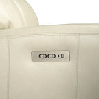 71.5-calowa skórzana elektryczna sofa dwuosobowa Zero Gravity z zagłówkiem, portami USB i USB-C