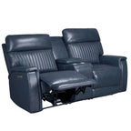 73-Zoll-Leder-Loveseat mit elektrischer Zero-Gravity-Liegeverstellung, elektrischer Kopfstütze und elektrischer Lordosenstütze, USB- und USB-C-Anschluss